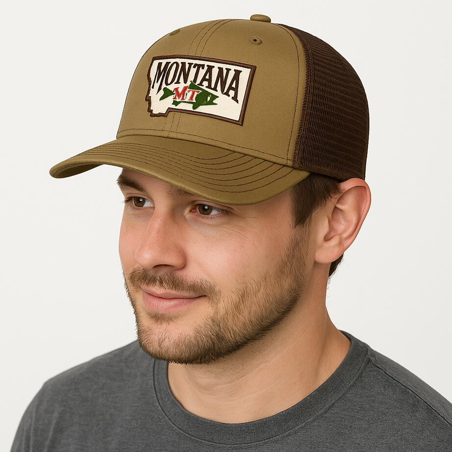 Montana Trout Snapback Trucker Product
